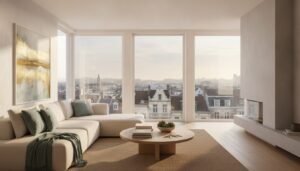 Appartement bruxellois rénové avec vue sur les toits, acheter à Bruxelles