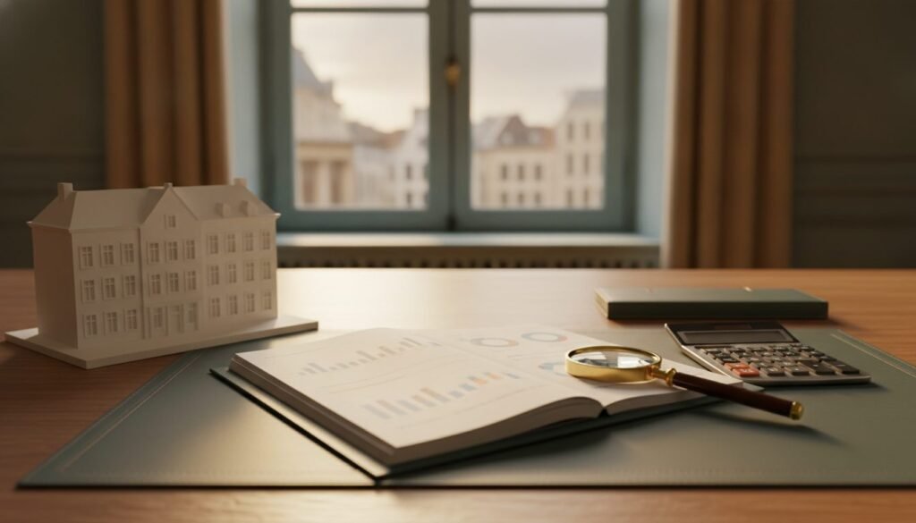 Bureau d'expert avec rapport d'estimation et maquette, estimation immobilière payante